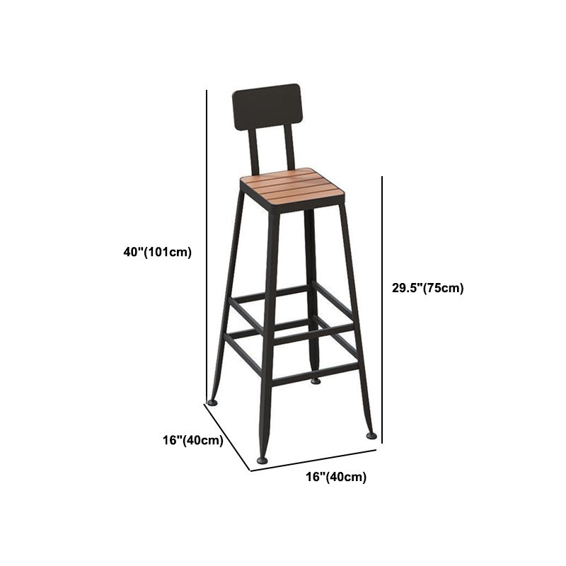 Industrial Rectangle Bar Table Set 1/4/5 Pieces Wood Counter Table Clearhalo 'Bar Furniture' 'furn' 'furn_home_bar_bar_sets' 'Furniture' 'Home Bars & Bar Sets' 'home_bar_bar_sets' 'Kitchen & Dining Furniture' 1200x1200_11daef69-32d6-439a-97cf-853190d35368