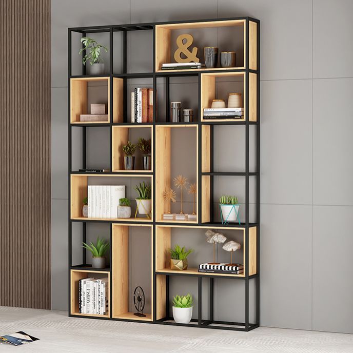 9.84"W Bookshelf Industrial Style Open Back Bookcase for Home and Office Clearhalo 'Bookcases' 'furn' 'furn_bookcases' 'Furniture' 'furniture_bookcases' 'kitchen' 'kitchen_bookcases' 'Living Room Furniture' 'Office Furniture' 1200x1200_11dc28bb-dec9-4589-80eb-d388e174a420