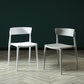 Scandinavian Plastic Dining Armless Chair Open Back Side Chair Clearhalo ' kitchen&dining_furn' 'Dining Chairs' 'Dining Tables & Seating' 'dining_chair' 'furn' 'furn_dining_chair' 'Furniture' 'furniture_dining_chair' 'Kitchen & Dining Furniture' 'kitchen' 1200x1200_11e1db76-8f8f-410d-80cf-0f3244fc3491