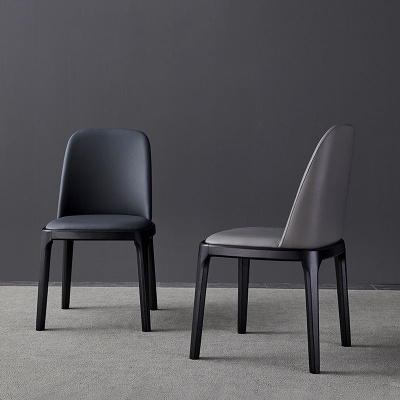 Modern Side Dining Chairs Faux Leather Dining Chairs for Kitchen Clearhalo 'Dining Chairs' 'Dining Tables & Seating' 'dining_chair' 'furn' 'furn_dining_chair' 'Furniture' 'furniture_dining_chair' 'Kitchen & Dining Furniture' 1200x1200_11e317ac-833c-4556-b528-bac00e3dd450