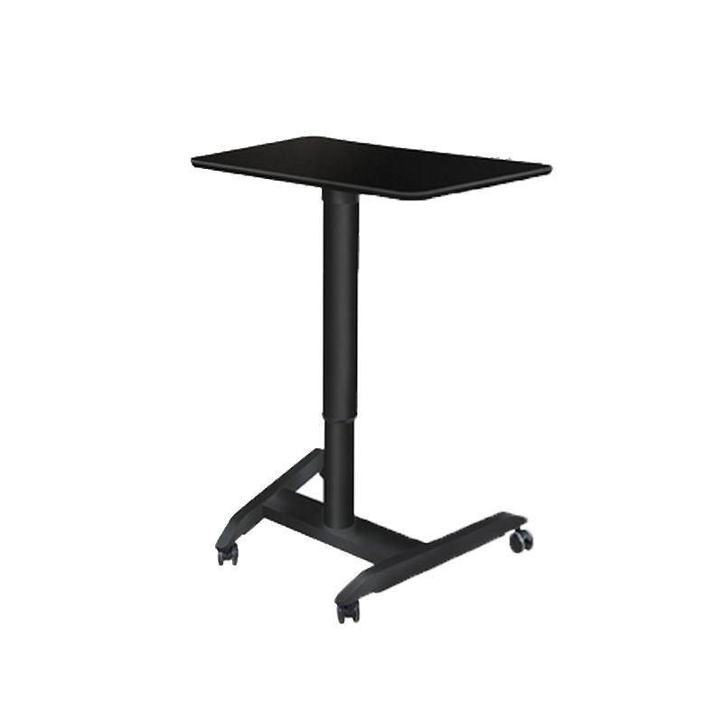 Contemporary Writing Desk Home or Office with Caster Wheels Desk with Metal Legs Clearhalo 'furn' 'furn_office_desk' 'Furniture' 'Office Desks' 'Office Furniture' 'office_desk' 1200x1200_11e3f0aa-aedf-4eb1-a7af-ec4f30c68d44