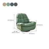 Tufted Faux Leather Recliner Chair Modern 44" Wide Single Reclining Chair with Storage Clearhalo 'Chairs & Seating' 'furn' 'furn_recliners' 'Furniture' 'Living Room Furniture' 'Recliners' 1200x1200_11e7110c-8aa4-4f50-a355-c715de4eccb8