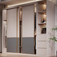 Contemporary Style Wardrobe Wooden Bedroom Wardrobe Closet with Shelves