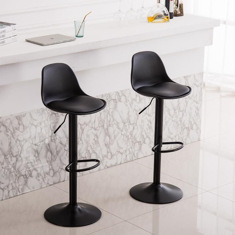 Modern Style Single Bar-stool with Adjustable Height Bucket Seat for Counter Kitchen Clearhalo 'Bar Furniture' 'Bar Stools' 'bar_stools' 'furn' 'furn_bar_stools' 'furniture_bar_stools' 'Kitchen & Dining Furniture' 'kitchen&dining_furn' 'kitchen' 'kitchen_furn' Furniture' 1200x1200_11e73233-9022-4870-89dc-58a63f5ce50e
