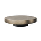 Mid-Century Modern Round Coffee Table Metal Cocktail Table in Distressed Finish Clearhalo 'Coffee & Accent Tables' 'Coffee Tables' 'coffee_tables' 'furn' 'furn_coffee_tables' 'Furniture' 'Living Room Furniture' 1200x1200_11e74032-d66d-459c-ab7b-ad7c6459778d