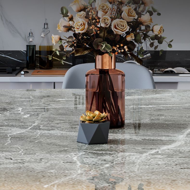 Minimalist Style Traditional Height Dining Set with Fixed Table and 4 Black Legs Base Clearhalo 'Dining Room Sets' 'Dining Tables & Seating' 'dining_room_set' 'furn' 'furn_dining_room_set' 'Furniture' 'furniture_dining_room_set' 'Kitchen & Dining Furniture' 'kitchen&dining_furn' 'kitchen' 1200x1200_11e8dab3-9cb2-4978-a5b2-c2c9396f2545