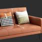 Faux Leather Convertible Sofa Square Arm 39 "W Sofa with Storage Clearhalo 'furn' 'furn_sofas' 'Furniture' 'furniture_sofas' 'kitchen' 'kitchen_sofas' 'Living Room Furniture' 'Sofa' 'sofas' 1200x1200_11e9f499-f814-4247-aada-933fbe1e4315