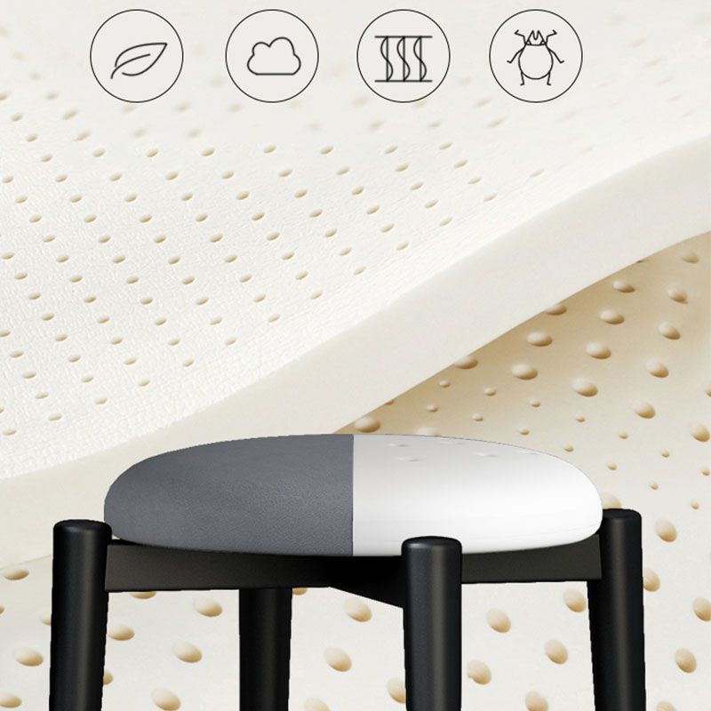 Luxury Ottoman Velvet Tear Resistant Solid Color Round Ottoman with Metal Legs Clearhalo 'furn' 'furn_ottomans_poufs' 'Furniture' 'Living Room Furniture' 'Ottomans & Poufs' 'ottomans_poufs' 1200x1200_11ea064b-e4e6-4d29-a9aa-13317930f773