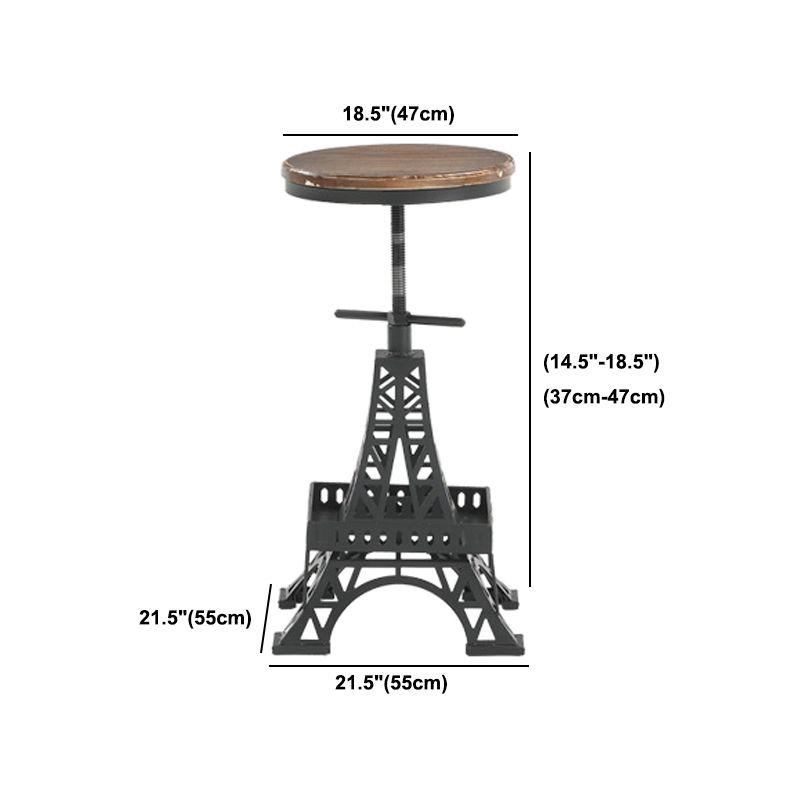 Ensemble de Table de Bar de Style industriel, 1/3 pièces, ensemble de Table de Bar en bois massif