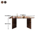 Tempered Glass Dining Table for Restaurant Modern Free Form Table with Double Pedestal Clearhalo 'Dining Tables & Seating' 'Dining Tables' 'dining_table' 'furn' 'furn_dining_table' 'Furniture' 'furniture_dining_table' 'Kitchen & Dining Furniture' 'kitchen' 'kitchen_dining_table' 1200x1200_11eccbb0-cd34-4e5a-b674-da817c104d56