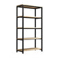 Metal Etagere Bookcase Industrial Open Back Book Shelf with Shelves for Office and Home Clearhalo 'Bookcases' 'Furniture' 'furniture_bookcases' 'kitchen' 'kitchen_bookcases' 'Living Room Furniture' 'Office Furniture' 1200x1200_11f071be-3416-48ac-85fa-64522f0dba0a