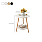 Stone 3 Legs Cocktail Table Modern Round Coffee Table with Shelf Clearhalo 'Coffee & Accent Tables' 'Coffee Tables' 'coffee_tables' 'furn' 'furn_coffee_tables' 'Furniture' 'Living Room Furniture' 1200x1200_11f11b5a-11de-4b59-9a04-20caad1424bb