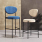 Living Room Upholstered Bar Stool Industrial Armless Bar Chair