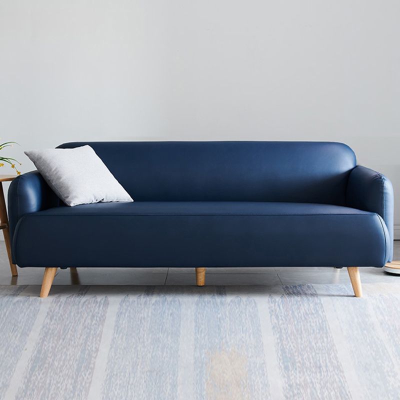 Divano a braccio incasso in pelle finta divano standard contemporaneo, 31,49 "w