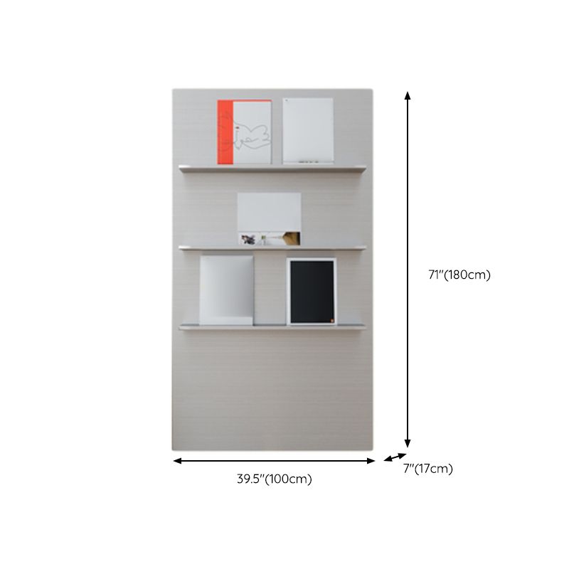 Libreria contemporanea in acciaio inossidabile standard libreria chiusa per la camera da letto