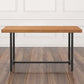 Juego de mesa de bar moderno, juego de altura de mostrador de madera maciza de 1/6 piezas para interior
