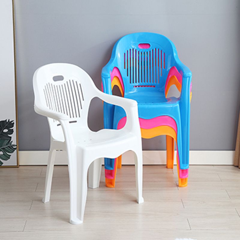 Modern Plastic Dining Room Chair Stacking Dining Arm Chair for Restaurant Clearhalo ' kitchen&dining_furn' 'Dining Chairs' 'Dining Tables & Seating' 'dining_chair' 'furn' 'furn_dining_chair' 'Furniture' 'furniture_dining_chair' 'Kitchen & Dining Furniture' 'kitchen' 1200x1200_11f346be-cd7a-4f84-950b-cddab92a8cab