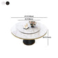 Contemporary Dining Table Pedestal Table for Home Kitchen Dinner Clearhalo 'Dining Tables & Seating' 'Dining Tables' 'dining_table' 'furn' 'furn_dining_table' 'Furniture' 'Kitchen & Dining Furniture' 1200x1200_11f4112e-3c4a-45e5-a9ac-e14235158e06