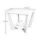 Square Marble Top End Table Metal Frame Sofa Side End Table with Shelf Clearhalo 'Coffee & Accent Tables' 'End & Side Tables' 'end_side_tables' 'furn' 'furn_end_side_tables' 'Furniture' 'Living Room Furniture' 1200x1200_11f517bb-0b8b-4410-9b59-42c401bba51d