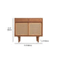 Simple Style Rattan Doors Cupboard Wood 32-inch Height Kitchen Sideboard for Dining Room Clearhalo 'buffet_sideboard' 'Buffets & Sideboards' 'furn' 'furn_buffet_sideboard' 'Furniture' 'furniture_buffet_sideboard' 'Kitchen & Dining Furniture' 1200x1200_11f57f2b-4618-471f-b3e3-077ce56c0610