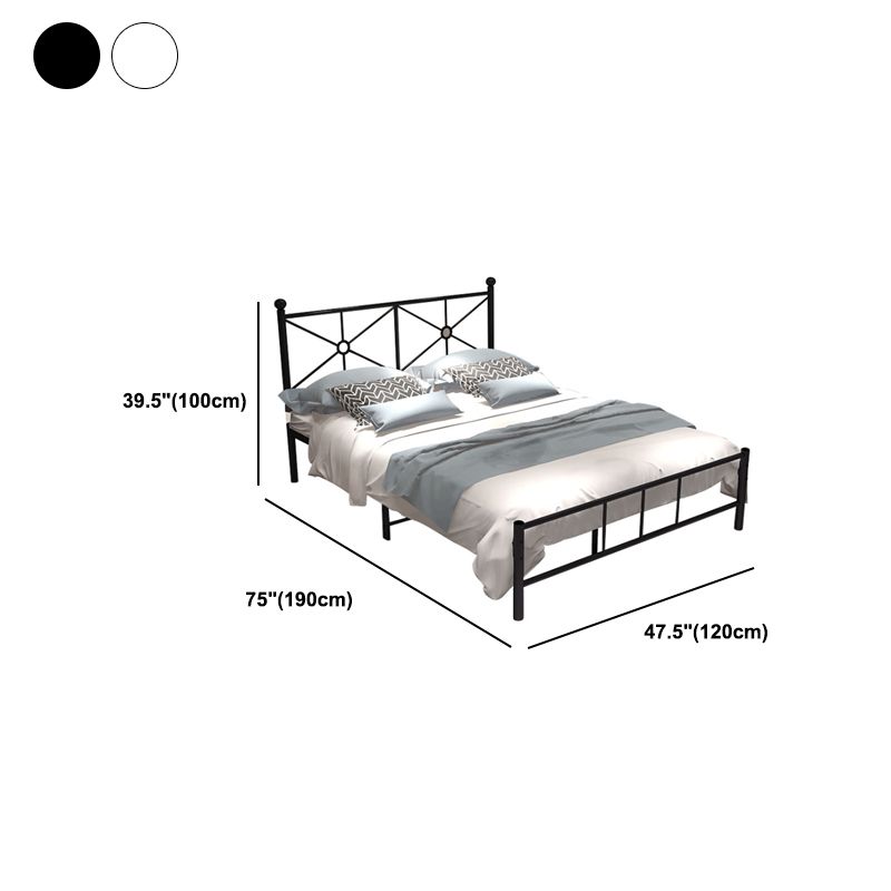 Filage de lit Bediron-Frame de grille avec tête de lit avec tête de lit 39 pouces