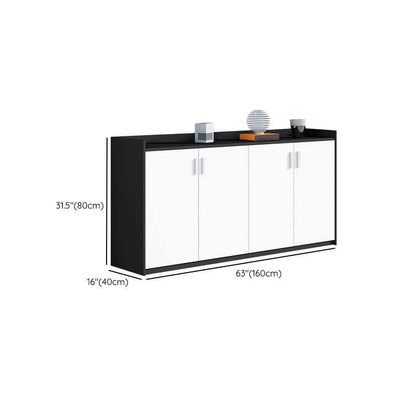 Archivo de panel de contraste de archivos modernos para el archivador de madera para el hogar u oficina
