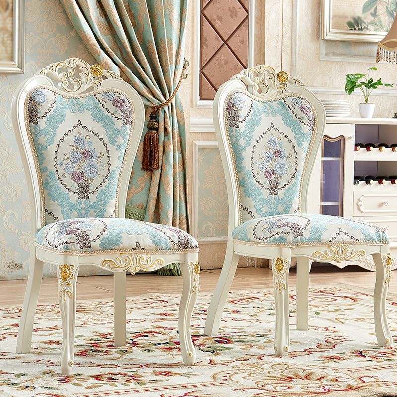 Victorian Dining Room Chair with 4 Wood Legs Parsons Chair for Home Use Clearhalo ' kitchen&dining_furn' 'Dining Chairs' 'Dining Tables & Seating' 'dining_chair' 'furn' 'furn_dining_chair' 'Furniture' 'furniture_dining_chair' 'Kitchen & Dining Furniture' 'kitchen' 1200x1200_11f91b48-eeee-4bcc-9085-9c813218906c