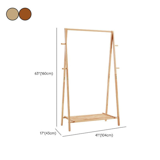 Talbero di ingresso in legno di gomma in gomma per cappotto in stile contemporaneo per soggiorno