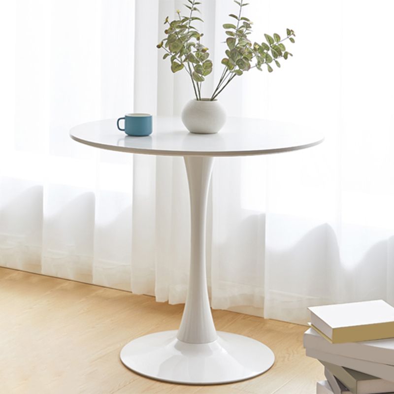 Simplicity Style Round Table Wood Dining Site Table with Tulip Base Clearhalo 'Dining Tables & Seating' 'Dining Tables' 'dining_table' 'furn' 'furn_dining_table' 'Furniture' 'Kitchen & Dining Furniture' 1200x1200_11fe0669-bce7-443c-baf6-94fb710d055b