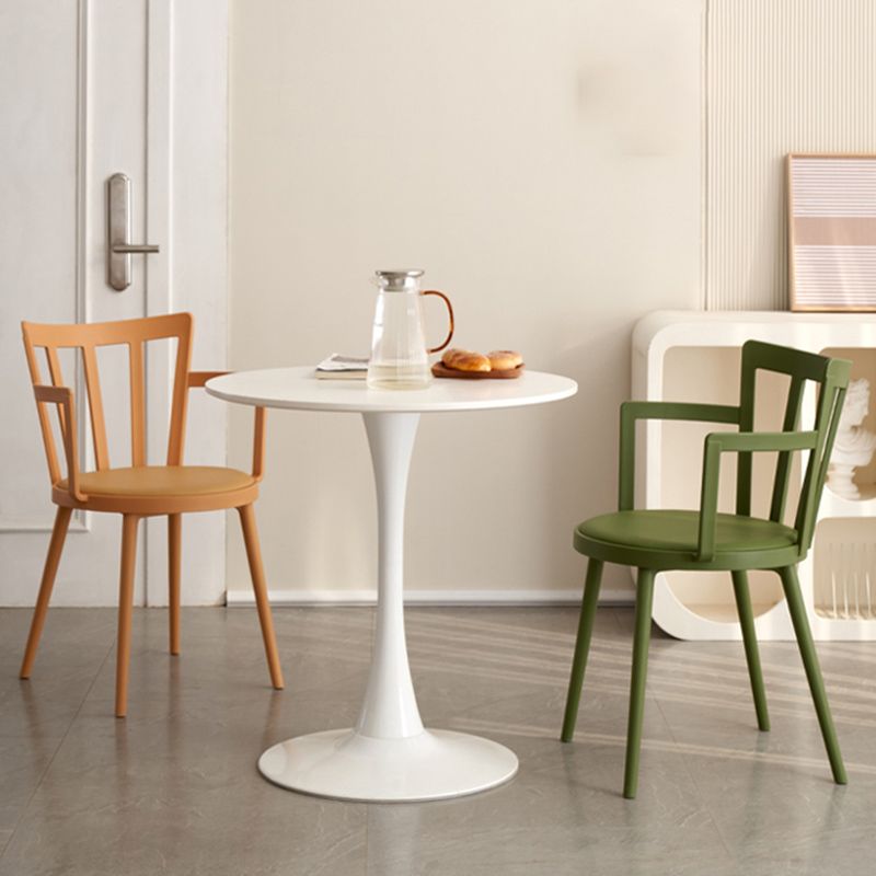 Eigentijdse stijl armstoel plastic winsor terug binnenstoel voor eetkamer