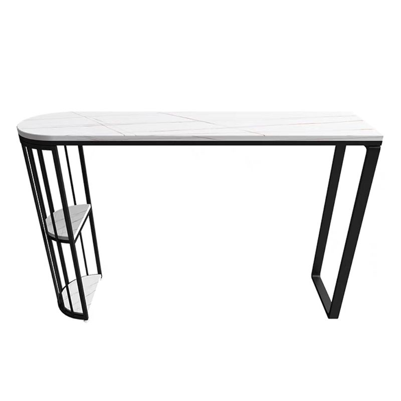 Sintered Stone Top Table Set 1/5 Pieces Modern Irregular Shape Pub Table Set