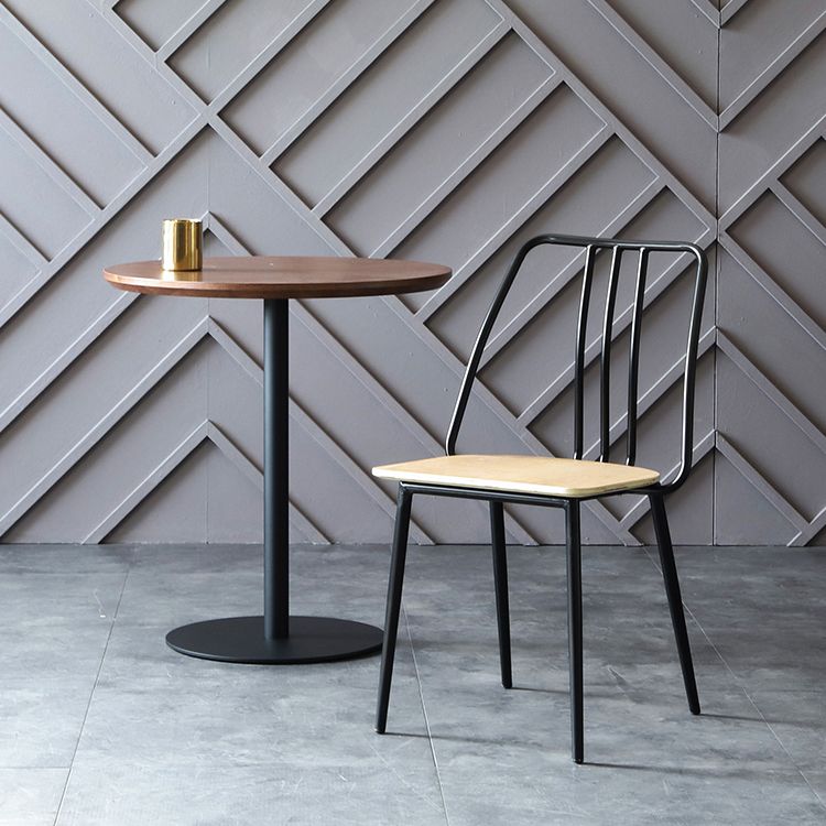 Contemporary Chairs Dining Armless Chair with Metal Legs for Kitchen Clearhalo ' kitchen&dining_furn' 'Dining Chairs' 'Dining Tables & Seating' 'dining_chair' 'furn' 'furn_dining_chair' 'Furniture' 'furniture_dining_chair' 'Kitchen & Dining Furniture' 'kitchen' 1200x1200_1201214f-5d4f-4d88-bd03-dd177492a49e