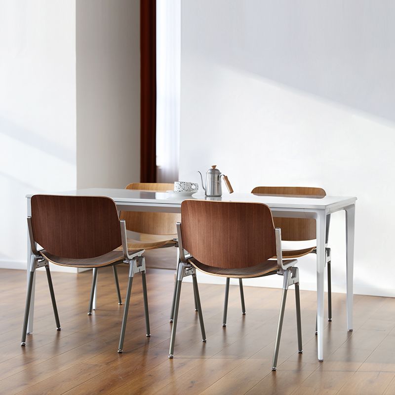 Modern Style Dining Chair Armless Side Open Back Chairs with Metal Legs for Kitchen Clearhalo ' kitchen&dining_furn' 'Dining Chairs' 'Dining Tables & Seating' 'dining_chair' 'furn' 'furn_dining_chair' 'Furniture' 'furniture_dining_chair' 'Kitchen & Dining Furniture' 'kitchen' 1200x1200_120330ea-9a47-4cc3-a3a9-48c21f7915ef