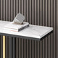 Modern Stone Console Tabla 1 Estante de 31.5 "Mesa al final de la altura para Hall