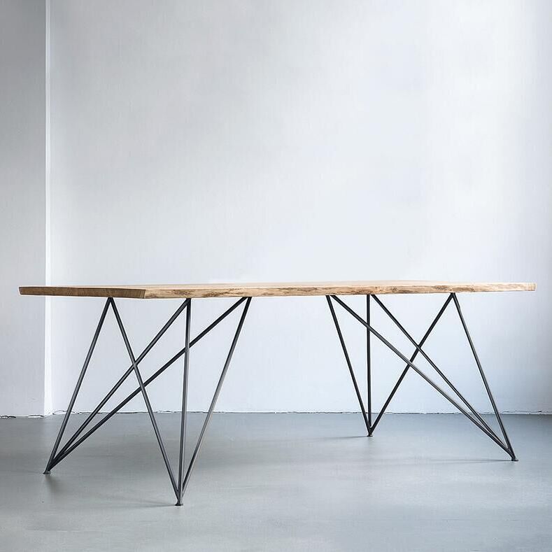 Tableau de restauration à table de luxe traditionnelle en bois pour cuisine