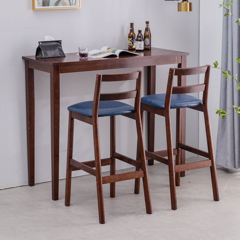 Traditional Rectangle Solid Wood Living Room Bar Dining Table Clearhalo 'Bar Furniture' 'Bar Tables' 'bar_tables' 'furn' 'furn_bar_tables' 'Furniture' 'Kitchen & Dining Furniture' 1200x1200_12073a28-aaf6-4d0e-81a0-076030a44a85