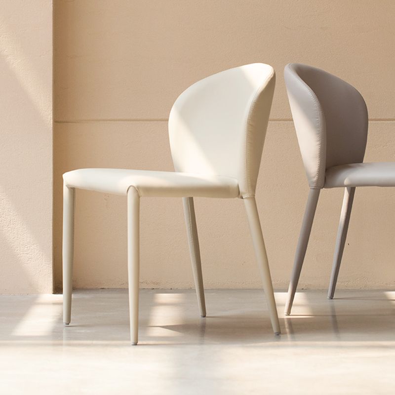 Saddle Leather Designer Style Side Chair Matte Finish Wingback Dining Chair (Set of 4) Clearhalo ' kitchen&dining_furn' 'Dining Chairs' 'Dining Tables & Seating' 'dining_chair' 'furn' 'furn_dining_chair' 'Furniture' 'furniture_dining_chair' 'Kitchen & Dining Furniture' 'kitchen' 1200x1200_12092434-22e9-400d-a472-0e53f46f15ba