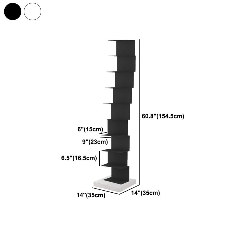 Closed Back Bookcase Contemporary Style Invisible Bookshelf for Study Room and Office Clearhalo 'Bookcases' 'furn' 'furn_bookcases' 'Furniture' 'furniture_bookcases' 'Office Furniture' 1200x1200_12098441-6c67-4a9e-9d09-d6d89f03f228