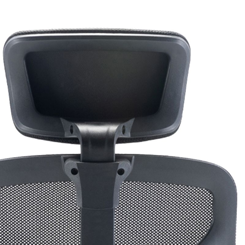 Silla de silla de tareas de brazos fijos modernos Silla de escritorio trasero para la oficina