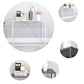 Contemporary Style Console Table Metal Rectangle Accent Table