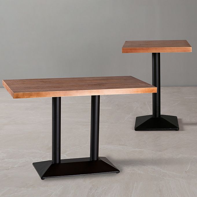 Industrial Style Furniture Solid Wood Dining Site Table for Dining Room Clearhalo ' dining_table' 'Dining Tables & Seating' 'Dining Tables' 'furn' 'furn_dining_table' 'Furniture' 'furniture_dining_table' 'Kitchen & Dining Furniture' 'kitchen&dining_furn' 'kitchen' 'kitchen_dining_table' 1200x1200_120e66c7-5dbd-4fd3-8327-58838d3ea83e
