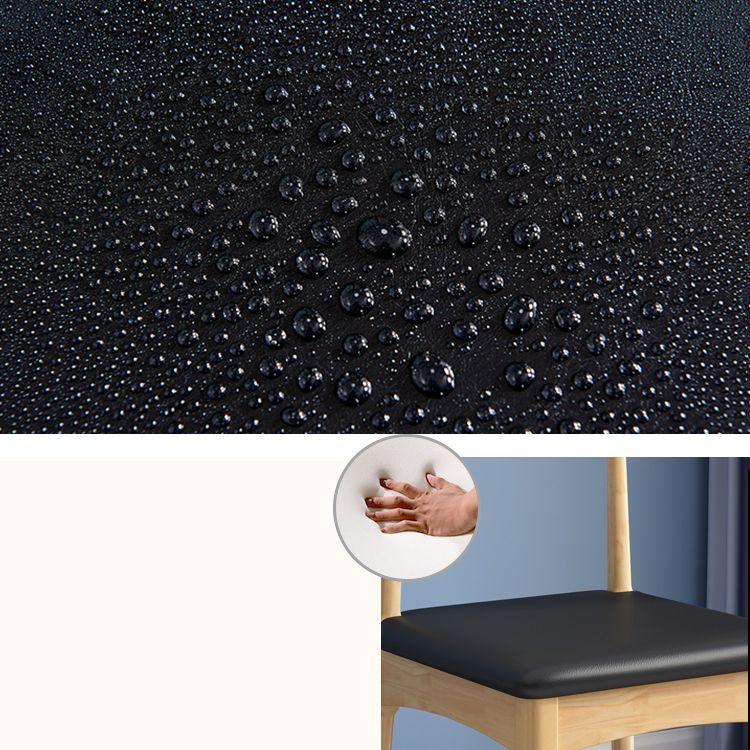 Scandinavian Style Wood Dining Chair Home Armless Open Back Dining Side Chair Clearhalo ' kitchen&dining_furn' 'Dining Chairs' 'Dining Tables & Seating' 'dining_chair' 'furn' 'furn_dining_chair' 'Furniture' 'furniture_dining_chair' 'Kitchen & Dining Furniture' 'kitchen' 1200x1200_12105785-c58d-4d38-ba14-37cd48c1567f