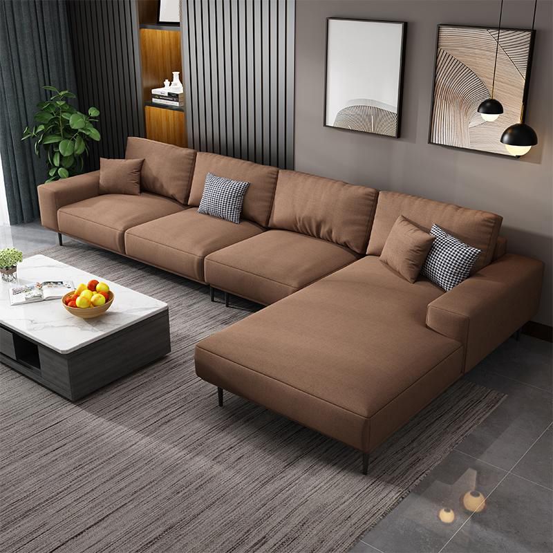 Cuscino contemporaneo indietro sezionale con braccia incassate per 4 persone