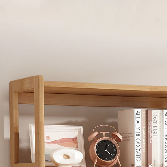 Modern Style Open Back Bookshelf Vertical Wooden Bookcase with Drawers Clearhalo 'Bookcases' 'furn' 'furn_bookcases' 'Furniture' 'Office Furniture' 1200x1200_121274a5-f3fc-41aa-8a57-0227b24cd3e9