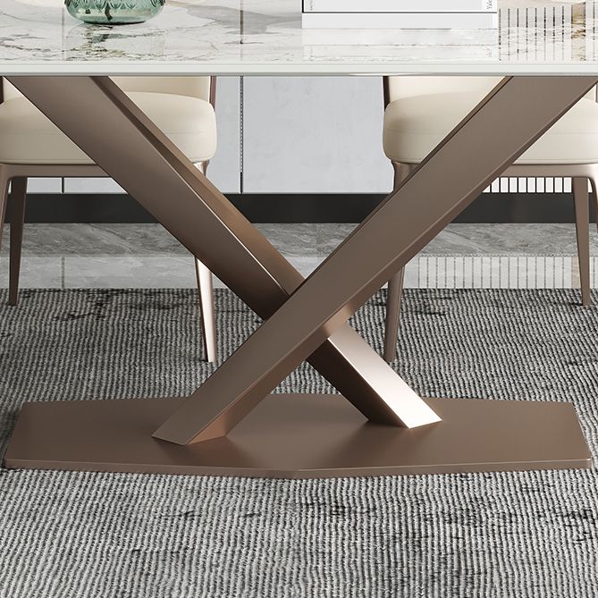 Luxury 1/4/5/7 Pieces Dining Set Sintered Stone Dining Table with Leather Chairs Clearhalo 'Dining Room Sets' 'Dining Tables & Seating' 'dining_room_set' 'furn' 'furn_dining_room_set' 'Furniture' 'furniture_dining_room_set' 'Kitchen & Dining Furniture' 'kitchen&dining_furn' 'kitchen' 1200x1200_1212b927-bcff-4f3b-8da7-113cbb53f760