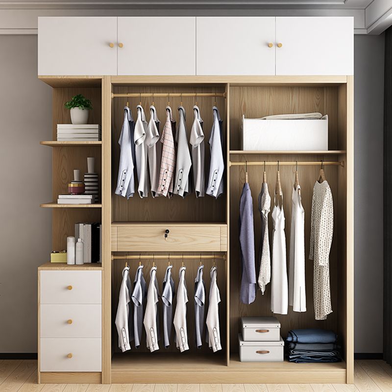Engineered houten garderobe armoire eigentijdse garderobe kast