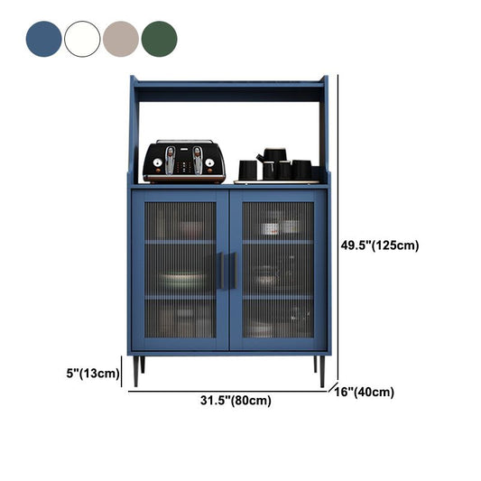 Mobile sideboard del soggiorno in legno mobile moderno server con porta di vetro