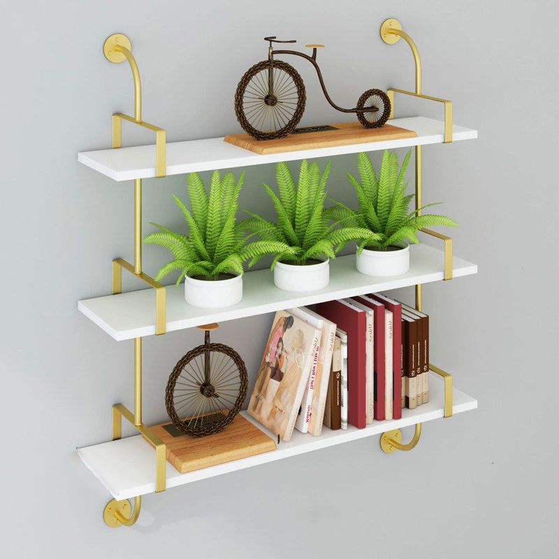 7.87"W Bookshelf Glam Style Wall Mounted Bookcase for Home Office Study Room Clearhalo 'Bookcases' 'Furniture' 'furniture_bookcases' 'kitchen' 'kitchen_bookcases' 'Living Room Furniture' 'Office Furniture' 1200x1200_121cb2b3-0b03-49ac-a83a-7caf773633d5
