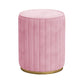 Glam Velvet Pouf Chair Tear Resistant Cylinder Shape Gold Base Ottoman Stool Clearhalo 'furn' 'furn_ottomans_poufs' 'Furniture' 'Living Room Furniture' 'Ottomans & Poufs' 'ottomans_poufs' 1200x1200_121cb360-147a-4098-9aeb-add065f00bbf