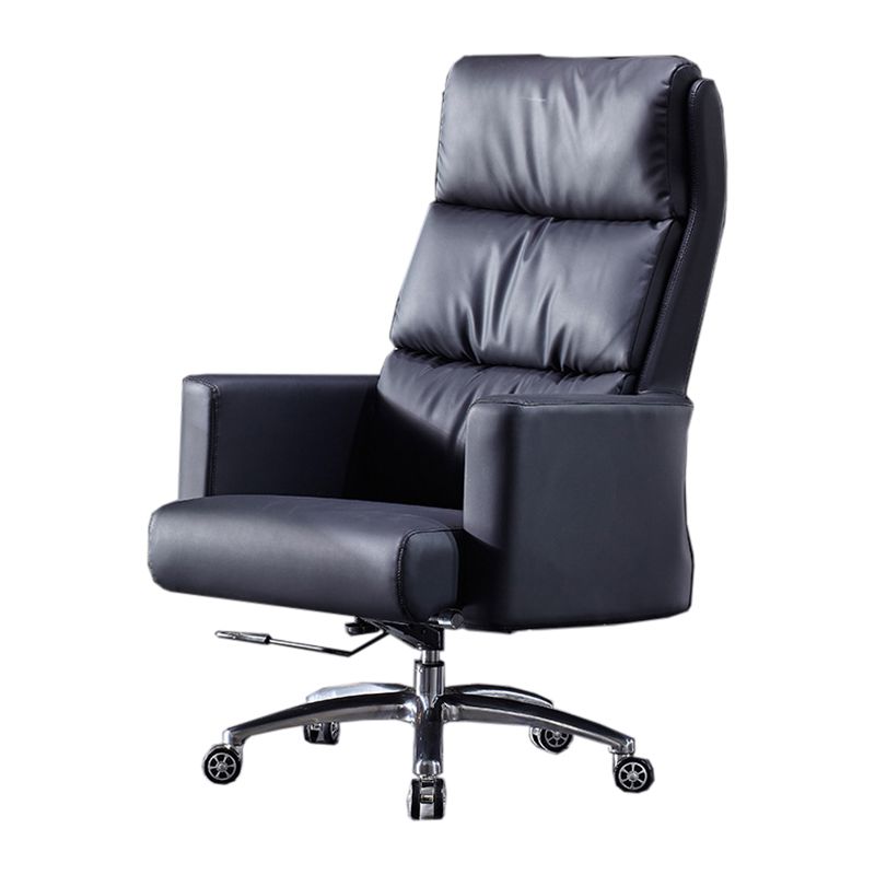 Contemporary PU Computer Chair Office Star Leather Executive Chair Clearhalo 'furn' 'furn_office_chair' 'Furniture' 'Office Chairs' 'Office Furniture' 'office_chair' 1200x1200_121d2d5c-afdc-4c98-b1e1-45bf49c9abb9